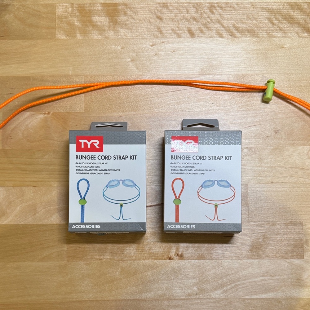 3 TYR Orange Bungee Cord Strap Kit
